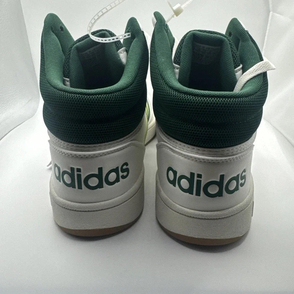 Adidas HOOPS 3.0 MID Green/White IG5570 Men's Size 12‎ NEW NWT